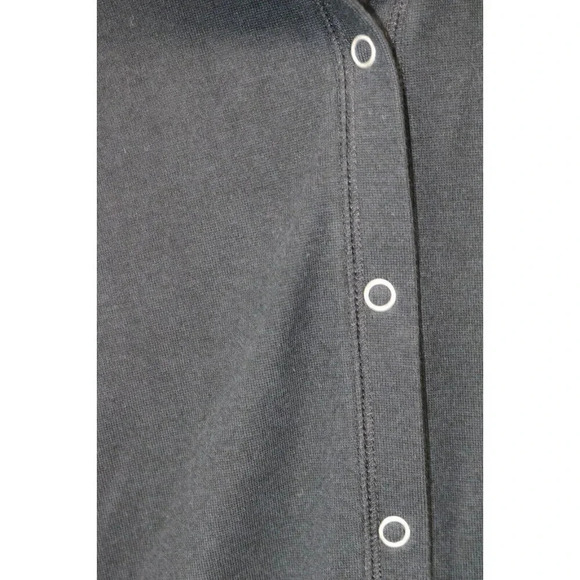 J. Jill Stretch Snap Down Hoodie Top-Size Medium/Petite - Picture 4 of 9